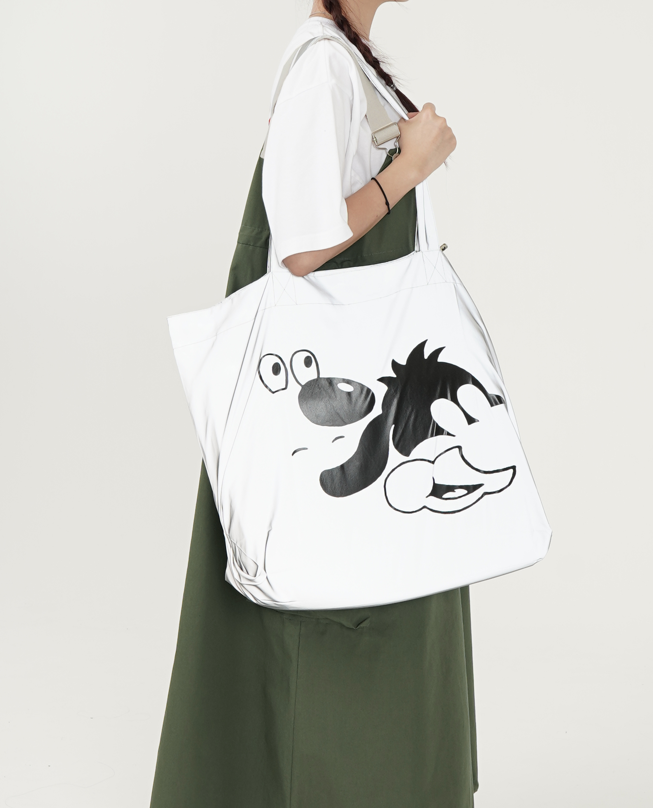 Public Possession "Hey Moon!" Tote Bag - 24 SS