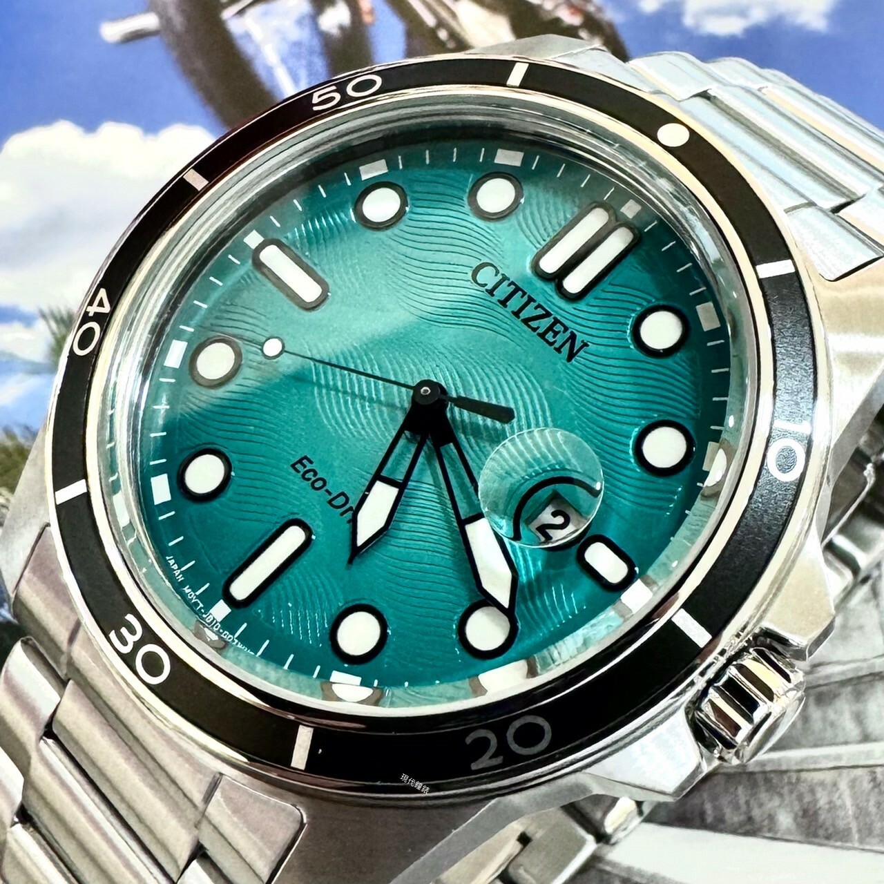 【CITIZEN 星辰】GENT'S 系列 水波紋腕錶AW1816-89L  41.5mm 現代鐘錶