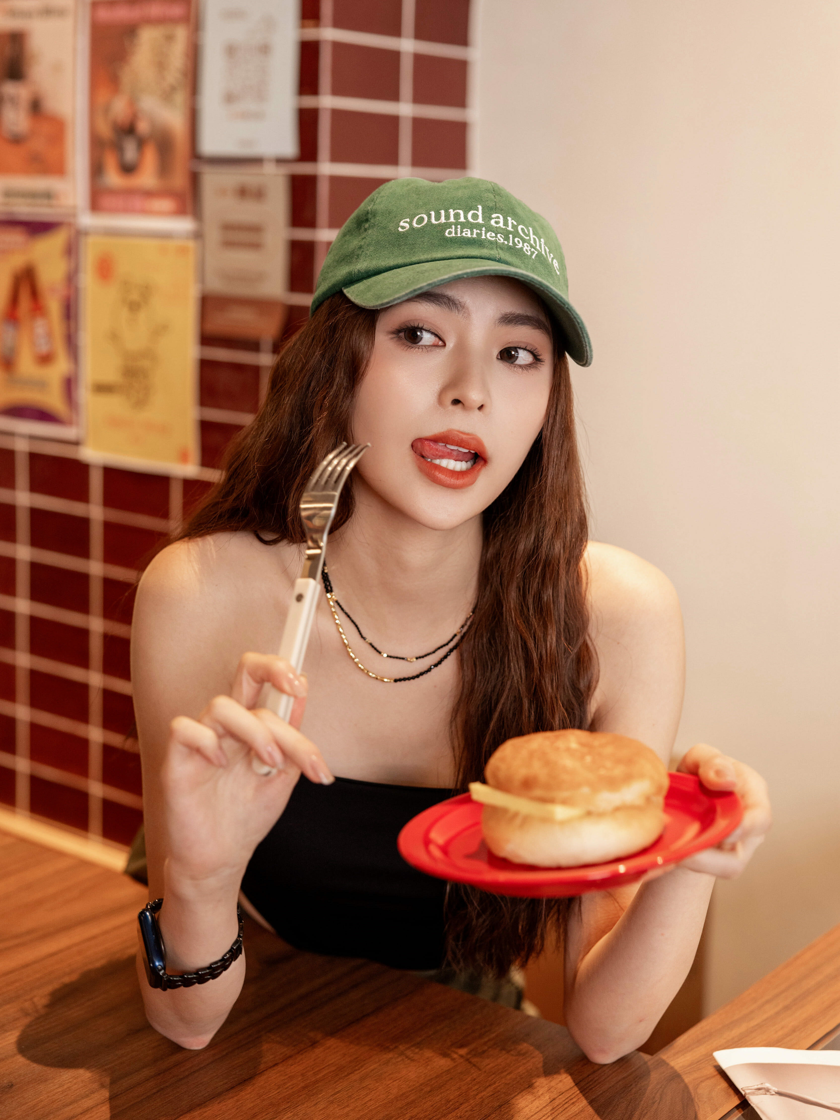 Sound archive字母棒球帽（4色）