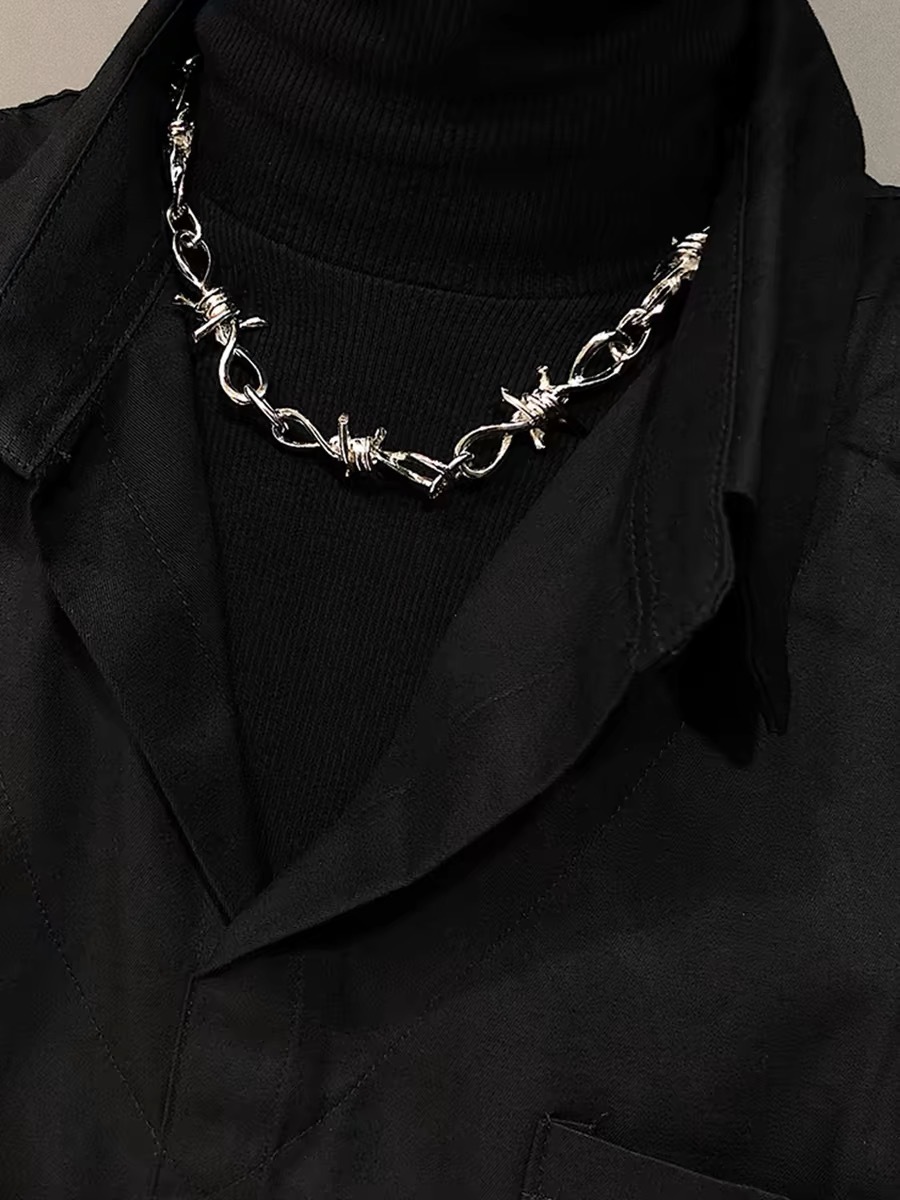 訂製款 荊棘項鍊 手鍊 鈦鋼 粗鏈