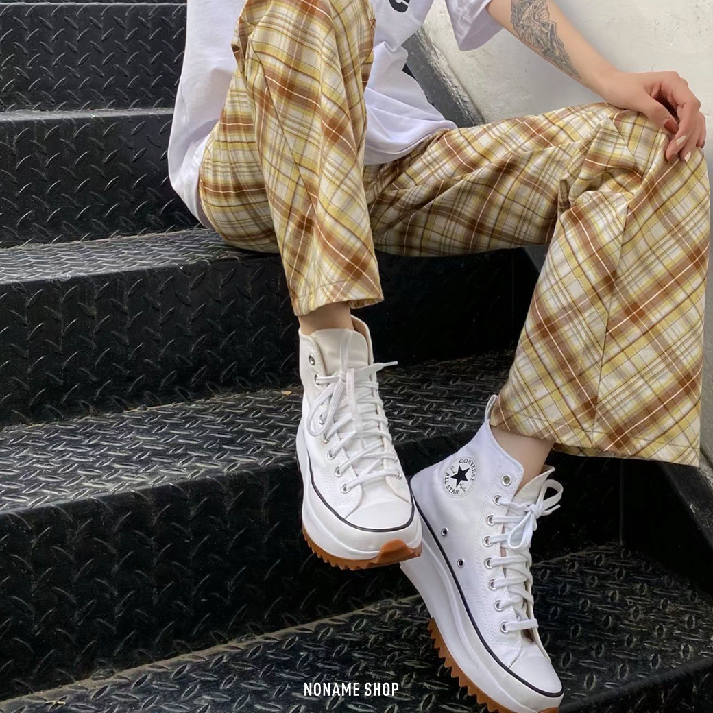 🔥瑕疵特價🔥 CONVERSE RUN STAR HIKE JW 鋸齒鞋 鋸齒 高筒 厚底鞋  JW 平民款 白 (女款)