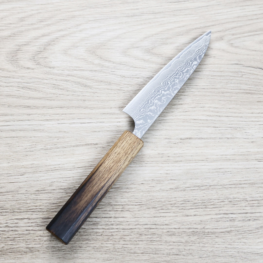 安立勝重 蔬果刀 120mm VG10 大馬士革 和柄