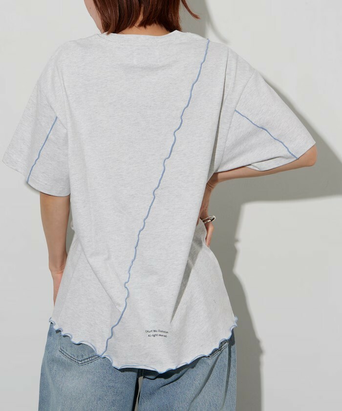 【代購】Freak’s Store x Kurt Wu Red Heart 紅心縫線短Tee 3色