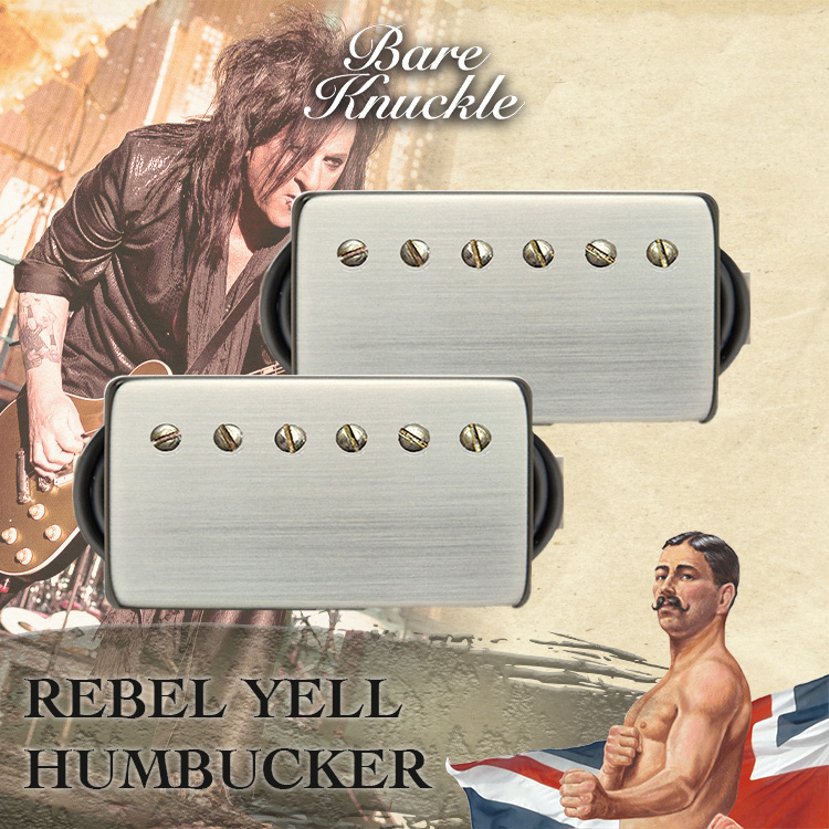 Steve Stevens 簽名款 Bare Knuckle REBEL YELL 雙線圈 拾音