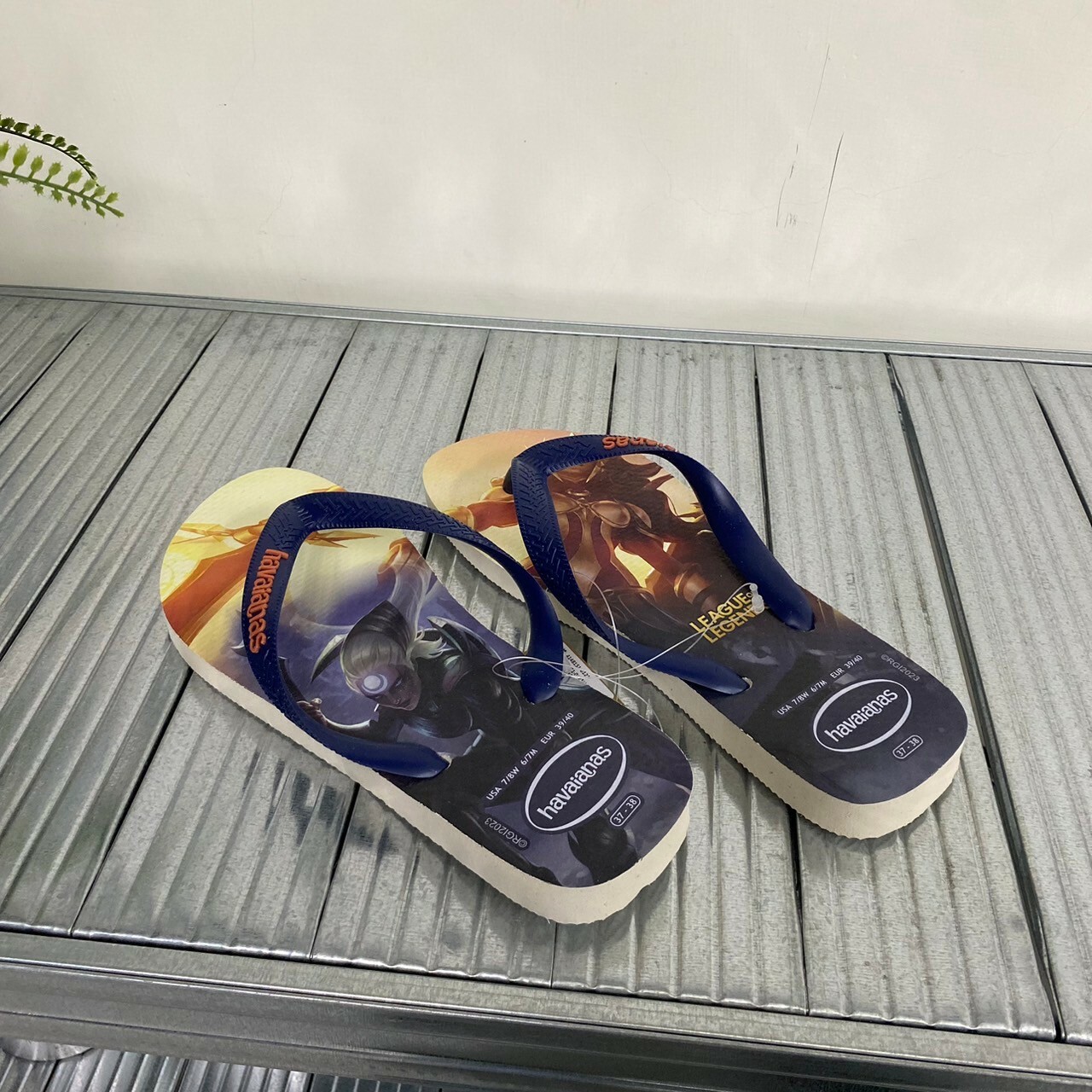 Havaianas 哈瓦仕 拖鞋 男款 英雄聯盟 鬥士款 4148151-0121U