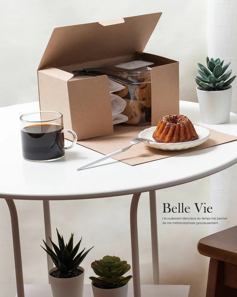 一體成型盒 NO.09 牛皮無印 10入/包【3A27-109401-1】