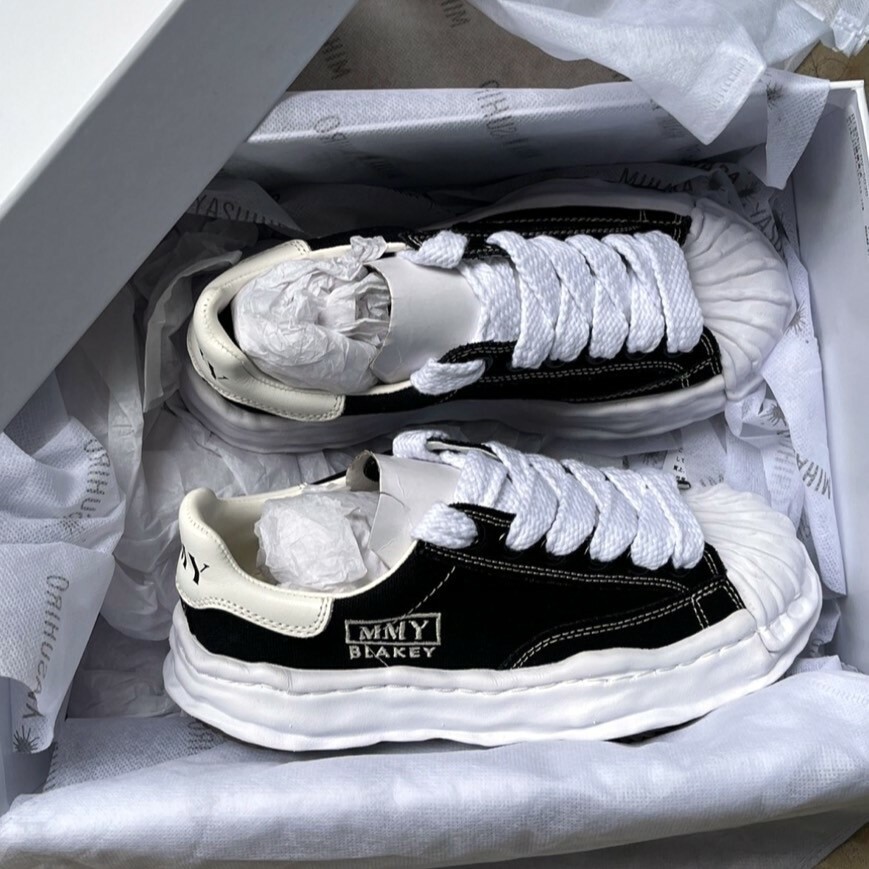 Maison Mihara Yasuhiro Blakey MMY Black 三原康裕 黑 白 休閒鞋 A08FW735