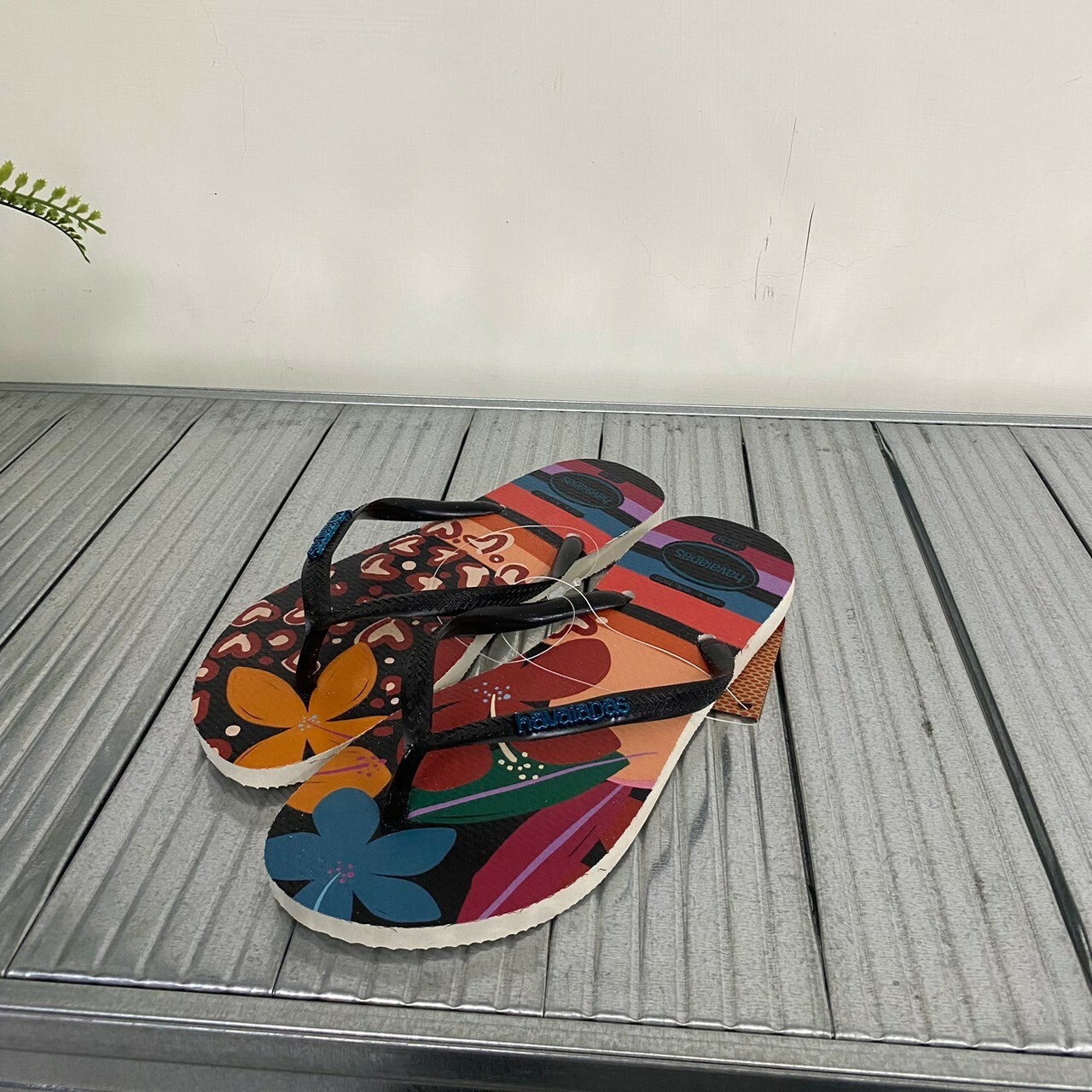 Havaianas 哈瓦仕 拖鞋 女款 幾何圖案 花朵 4148944-9446W