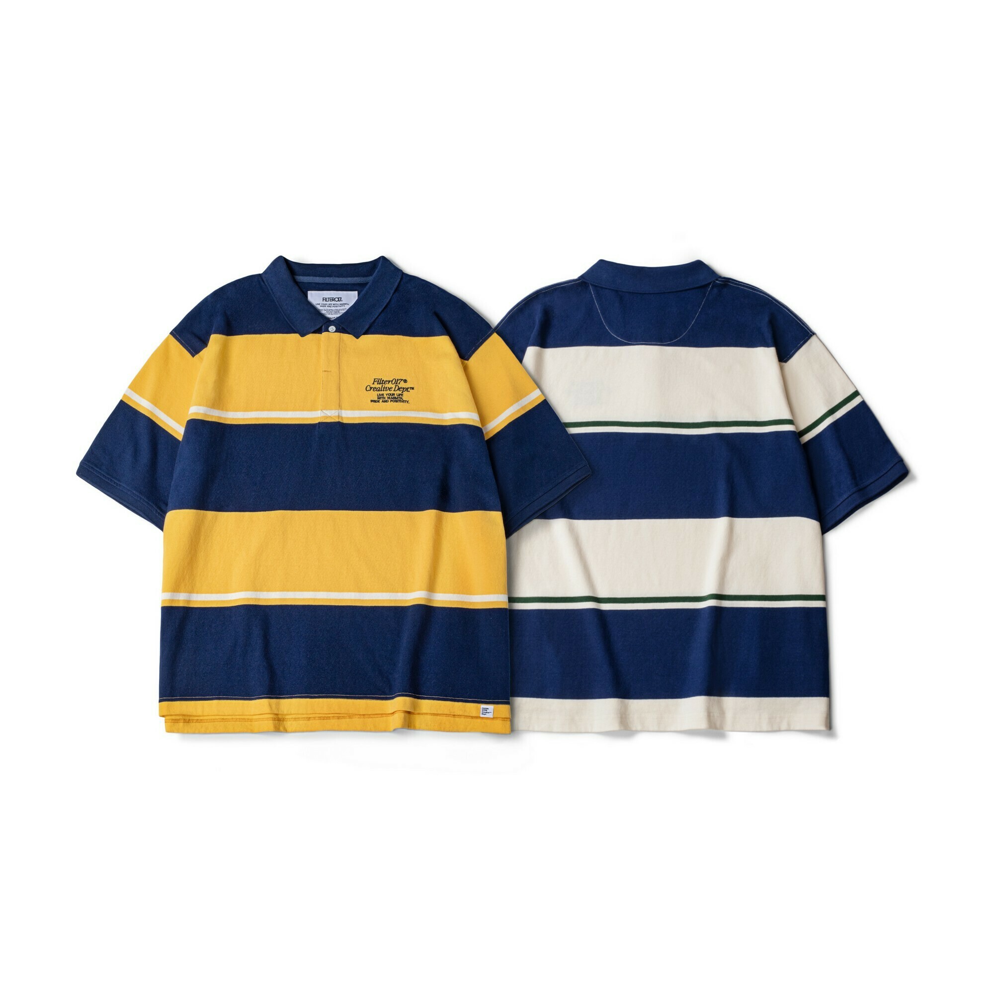 FILTER017® Striped Polo Shirt 針織條紋POLO衫
