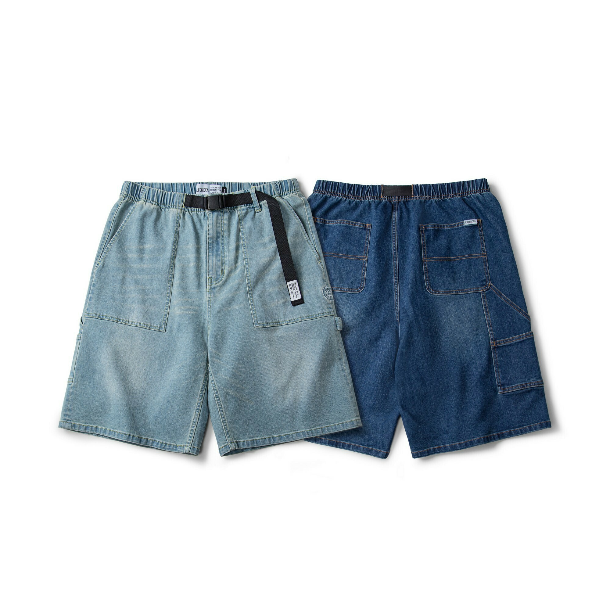 Filter017® Denim Painter Shorts 水洗丹寧畫家短褲
