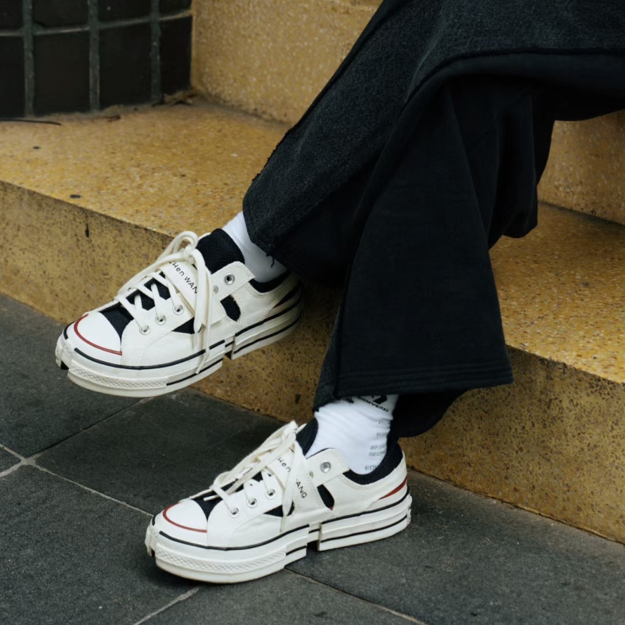【現貨】Converse x Feng Chen Wang 2-in-1 Chuck 70 低筒 解構 白
