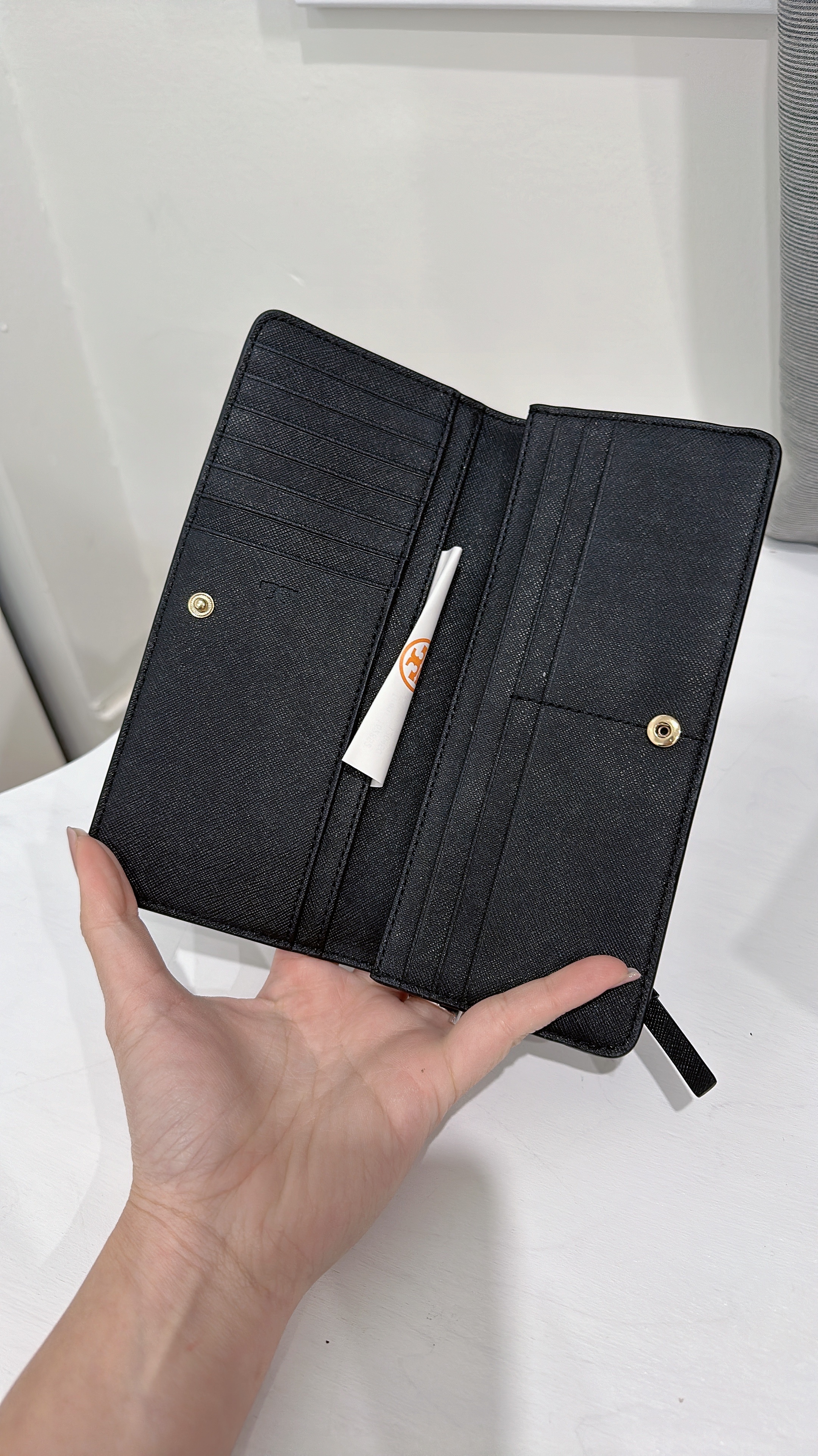 Tory Burch Robinson Slim Long Wallet