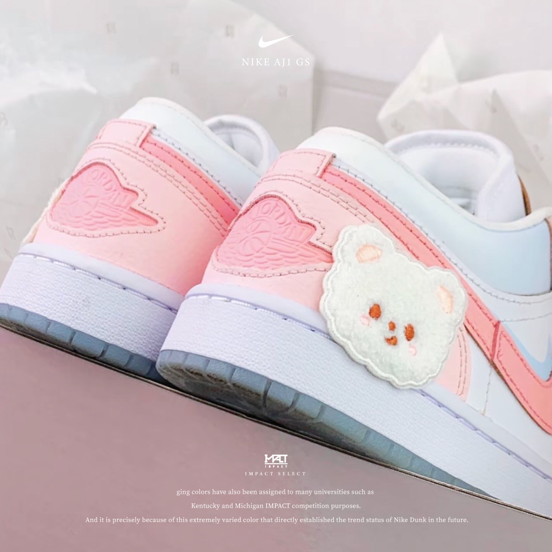 【訂製款】Nike AJ1 Low 布蕾小熊