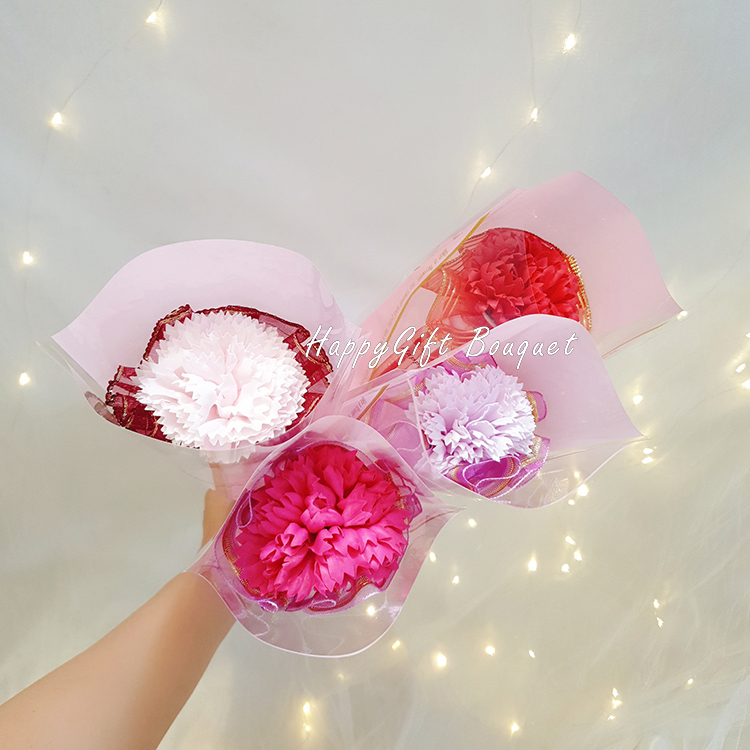 母親節康乃馨花束,Mother's Day Carnation Soap Bouquet