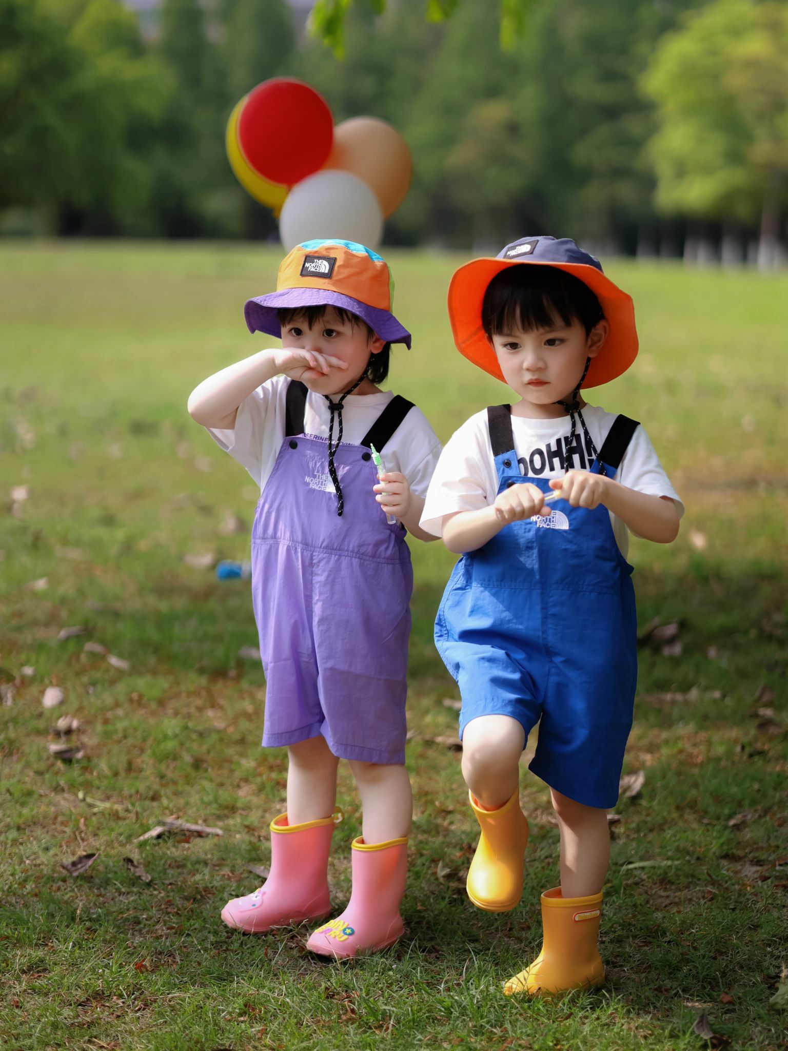 廠單 tnf 夏季8色背帶褲