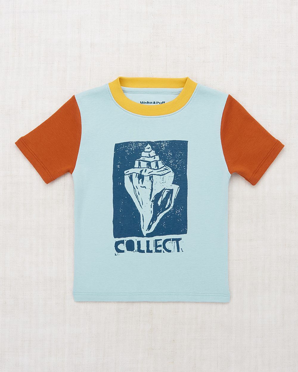 Misha & Puff - Collect Ringer Tee - Flamingo