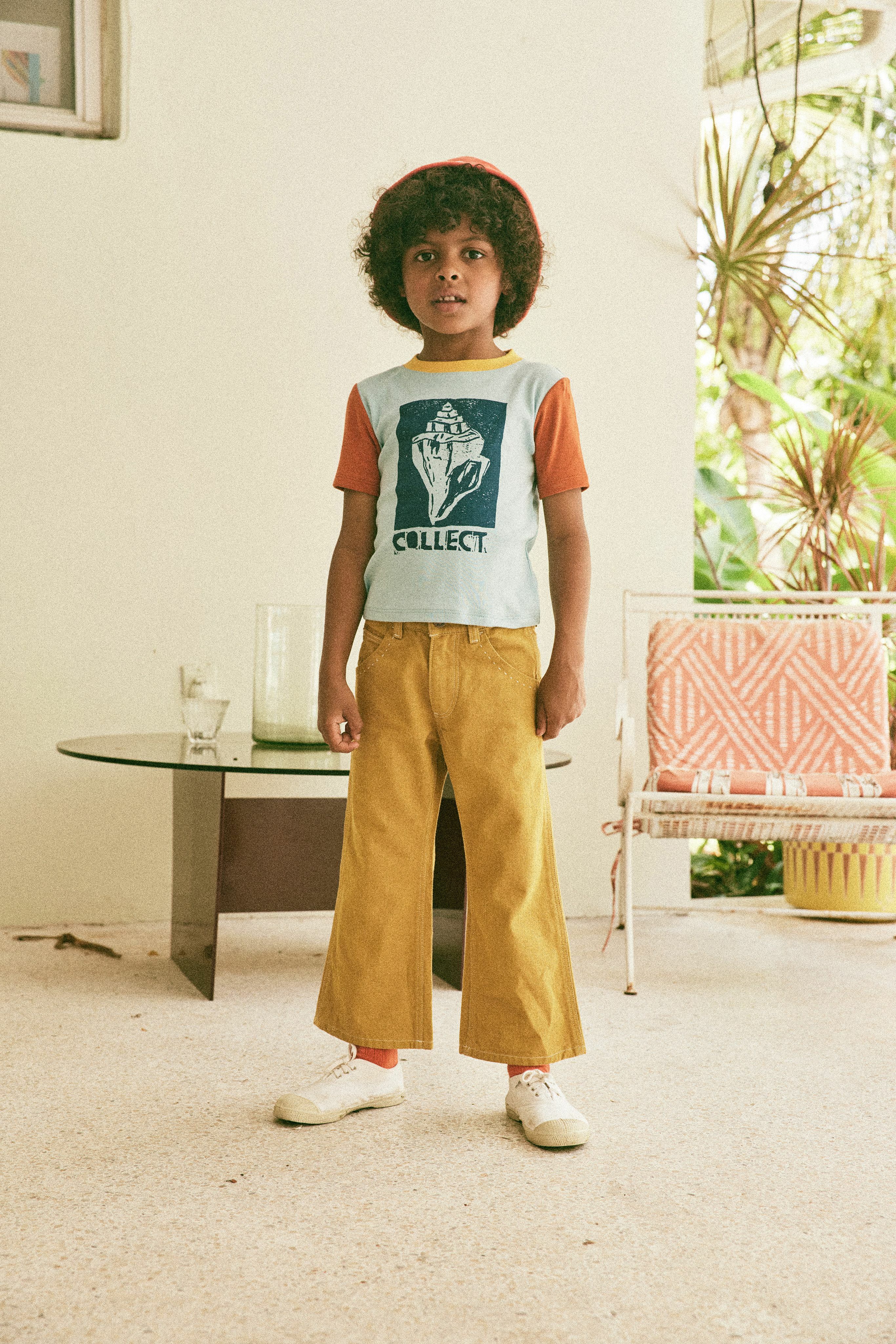 Misha & Puff - Collect Ringer Tee - Flamingo