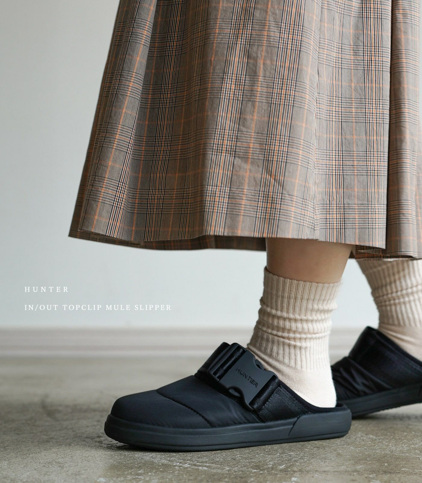 【預購】HUNTER Buckle Mule F0503107 女裝拖鞋