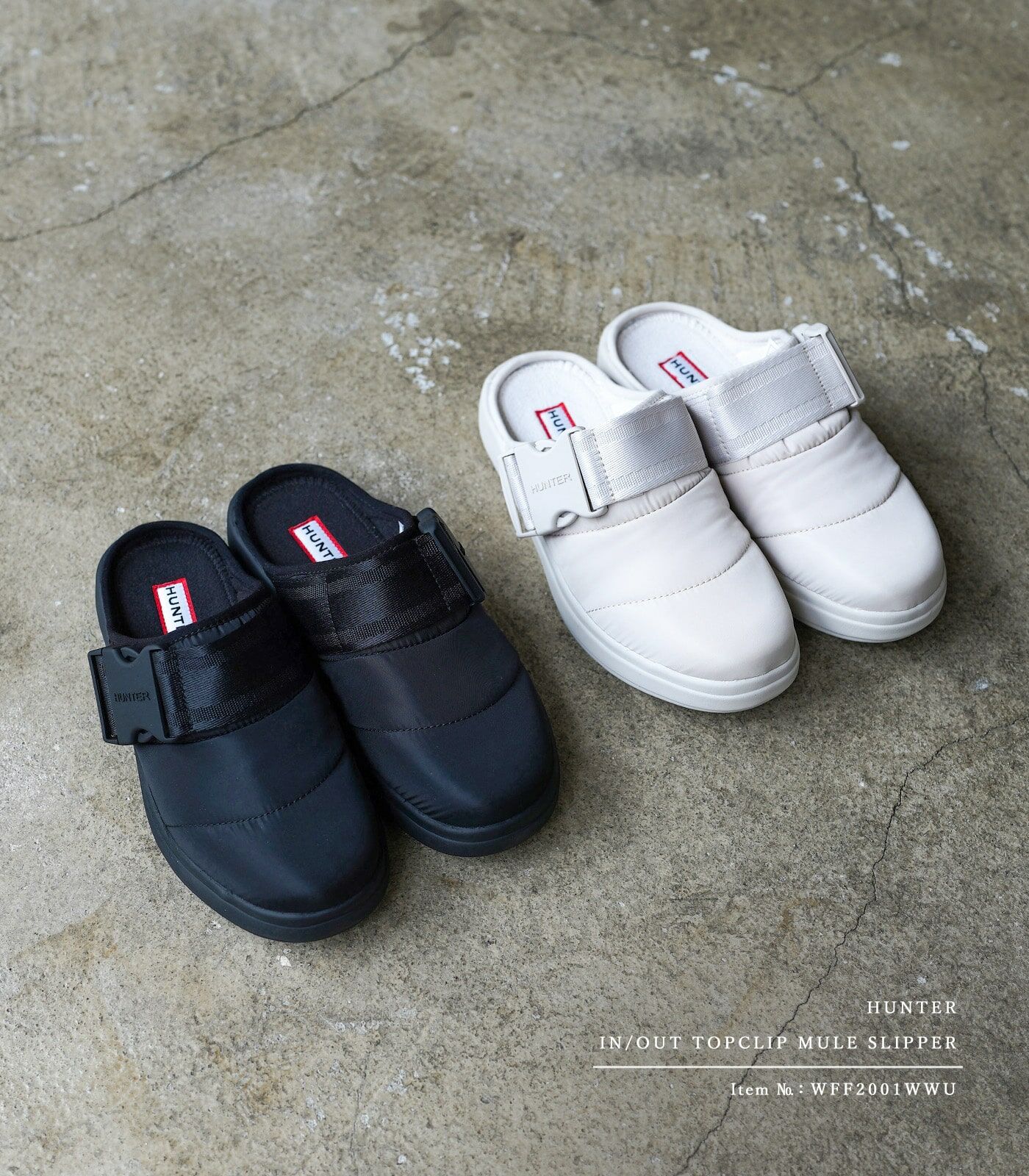 【預購】HUNTER Buckle Mule F0503107 女裝拖鞋