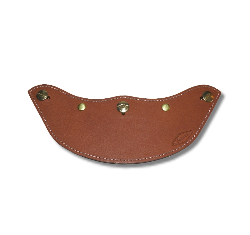 Feture 手作短版皮革帽舌