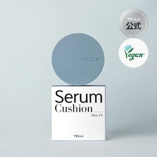 韓國VELLA Skin Fit In Serum霧面氣墊粉底12g #DS1126