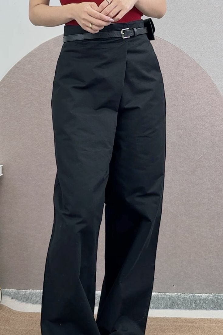 PANTS#6005 🤍三角摺闊褲