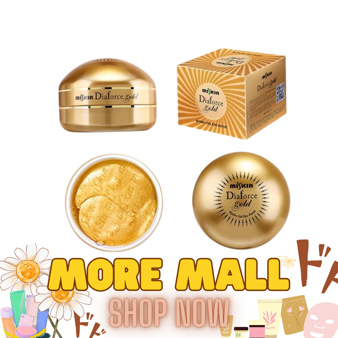 Miskin Diaforce 貴婦黃金鑽石眼膜 60片