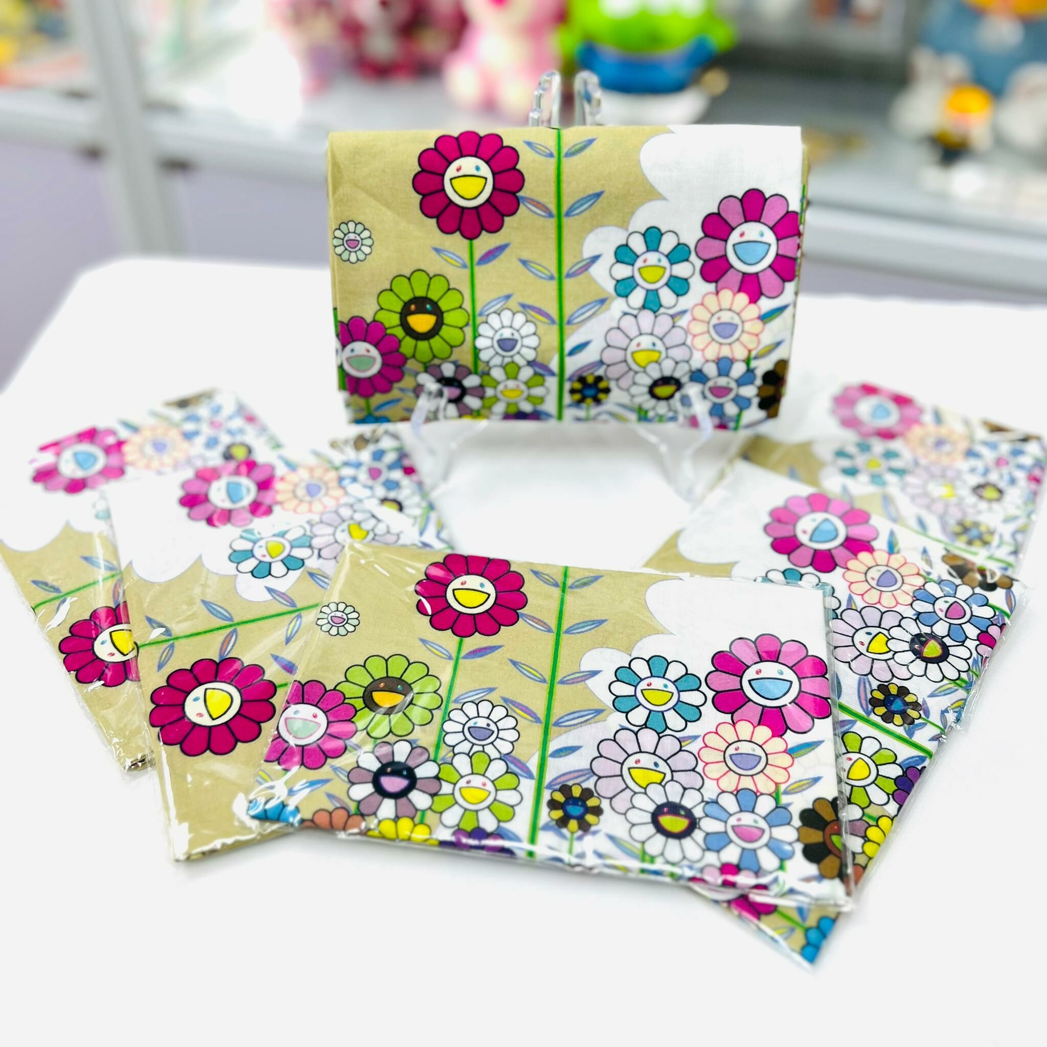 Takashi Murakami Mononoke Kyoto Hand Towel (Summer Flower Field under the Golden Sky)