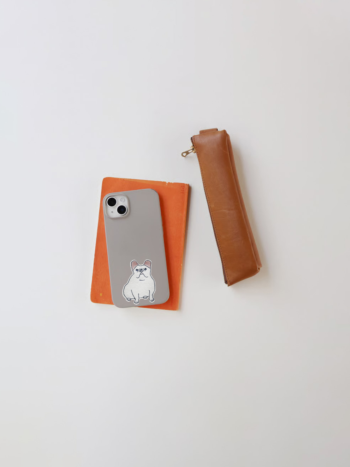 刺繡布貼片 鬥牛犬｜Tomotake