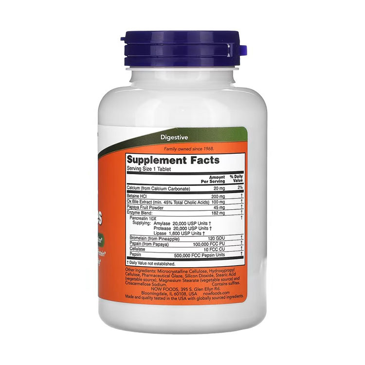 NOW Foods, Super Enzymes, 180 Tablets