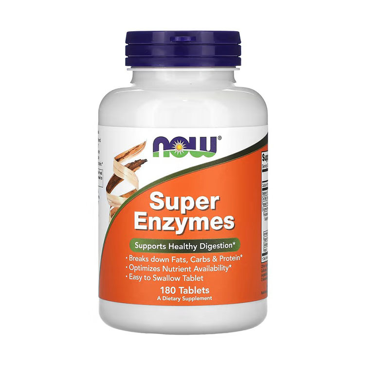 NOW Foods, Super Enzymes, 180 Tablets