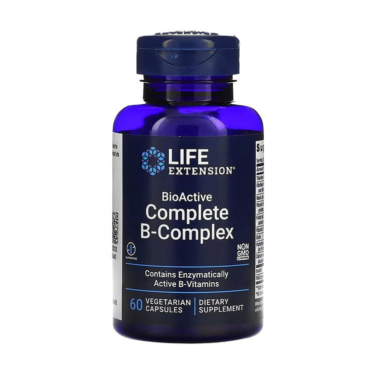 Life Extension, BioActive Complete B-Complex, 60 Vegetarian Capsules