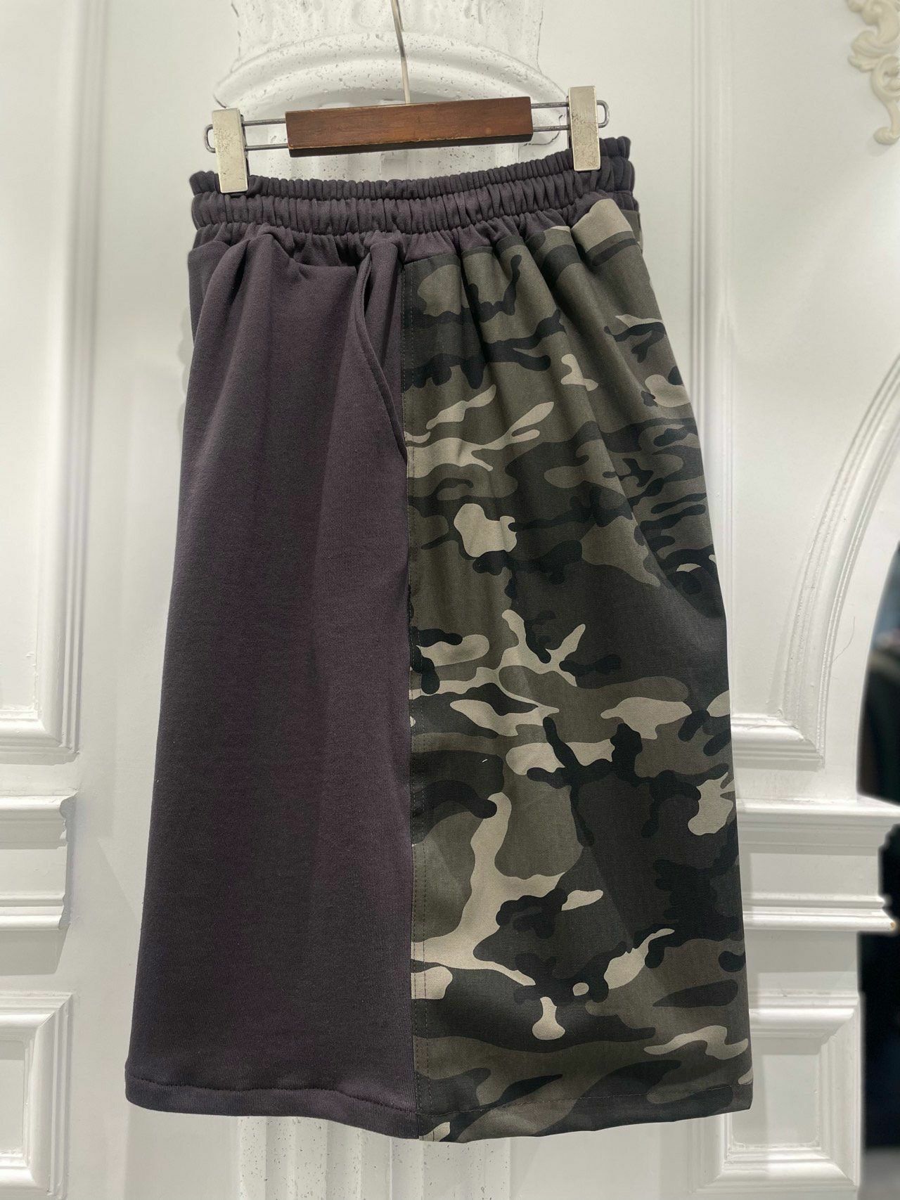 拼迷彩短褲 P2772