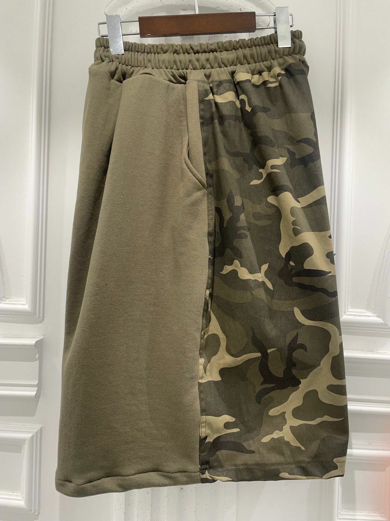 拼迷彩短褲 P2772