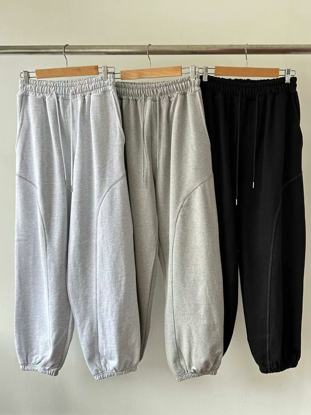 淨色棉質束腳運動褲 P2769