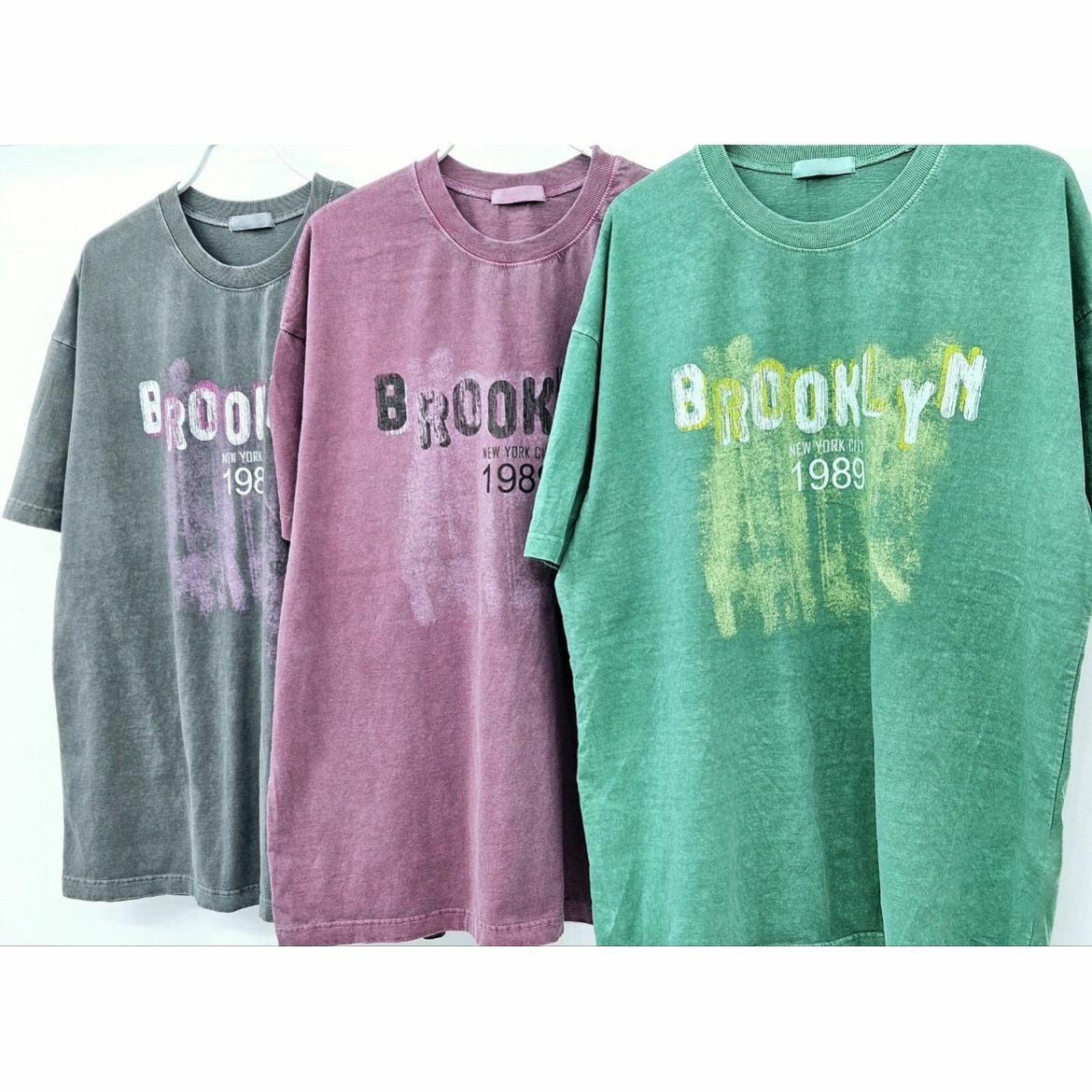 洗水英文字短袖Tee T5409