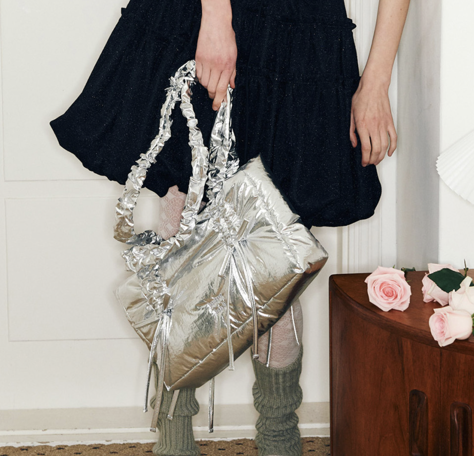★jedrefeb5★Glossy Butterfly shoulder bag Large MUSINSA | JEDREFEB5 Glossy Butterfly Shoulder Bag Large