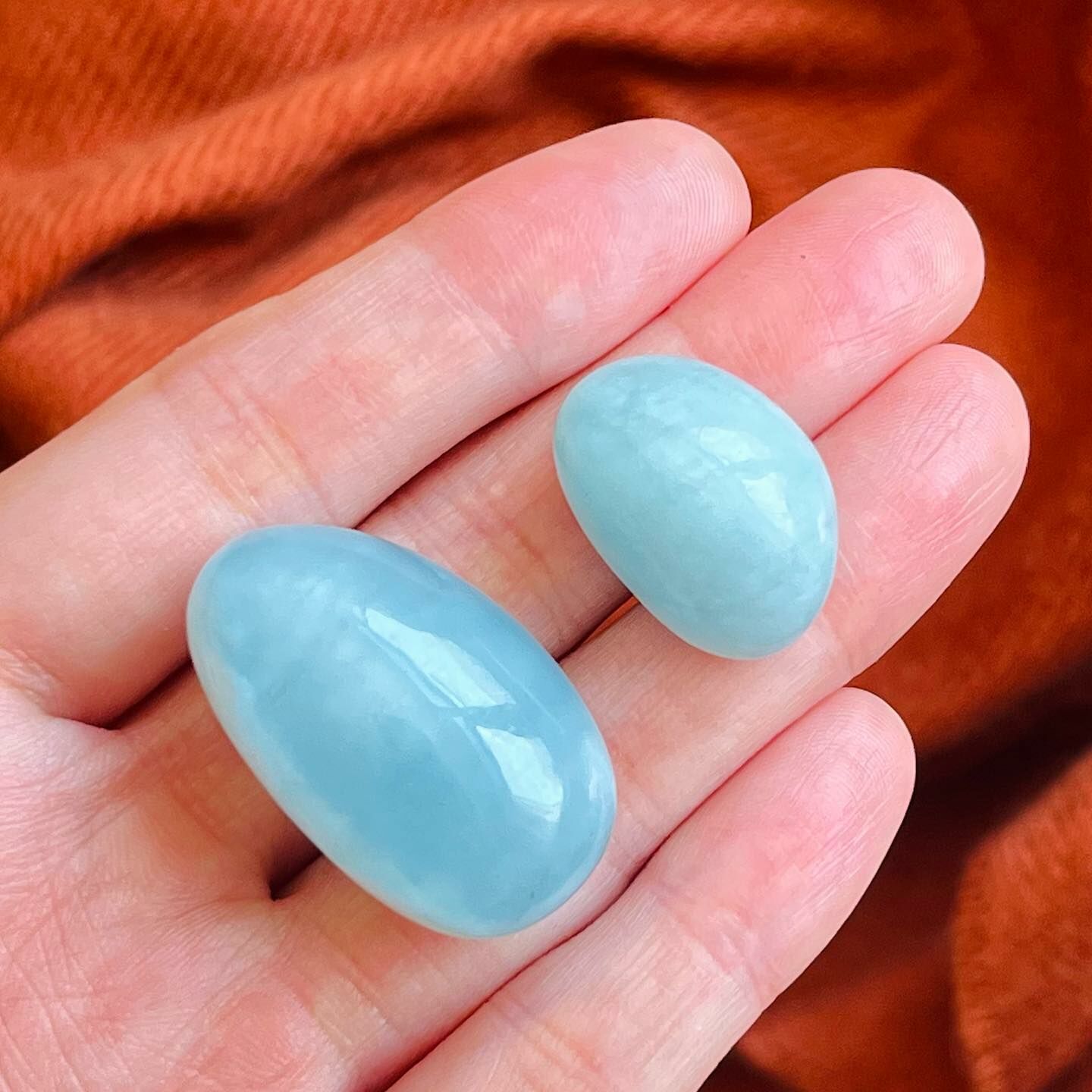 [原石] 海藍寶 水晶滾石