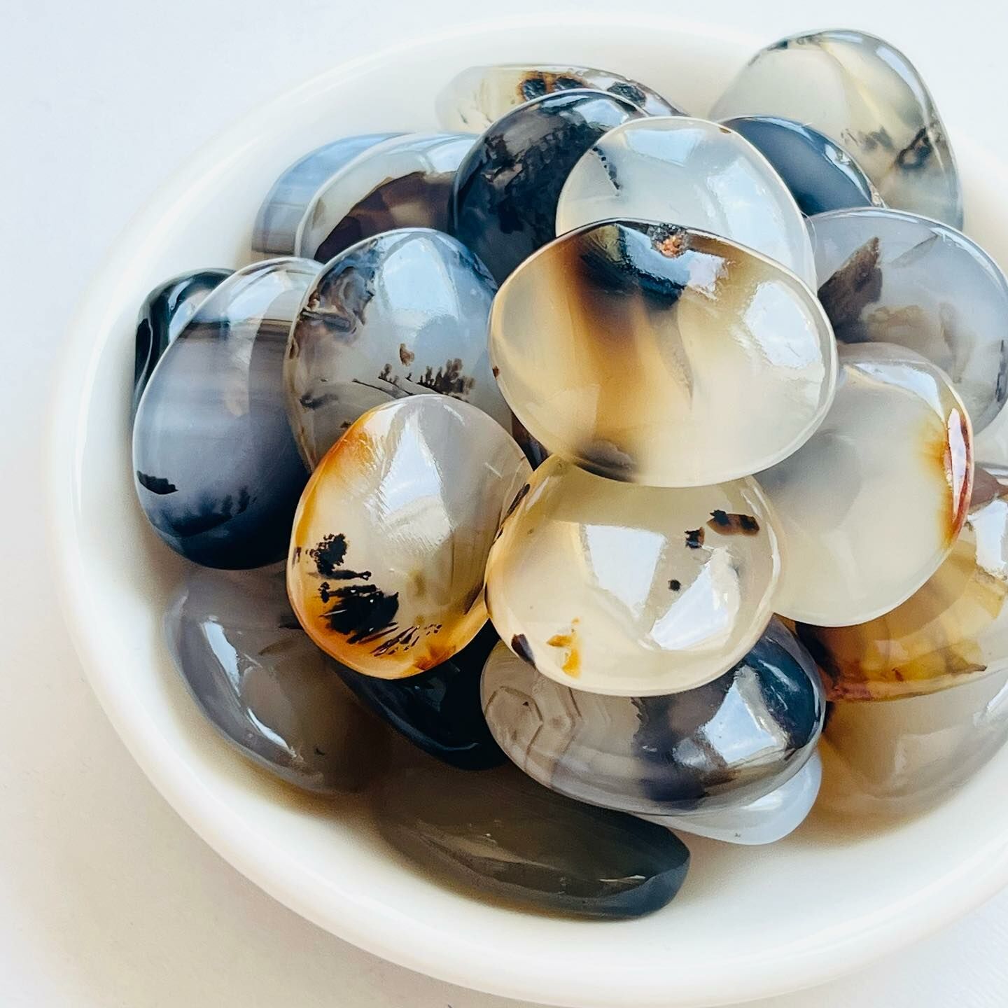 [原石] 海洋玉髓 水晶滾石