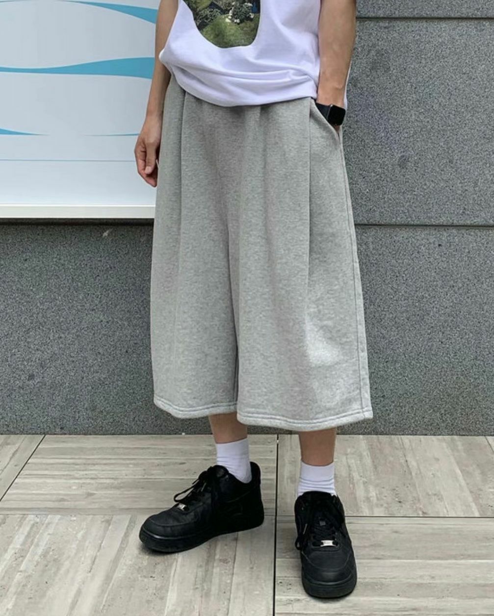 淨色棉質短褲 P2775