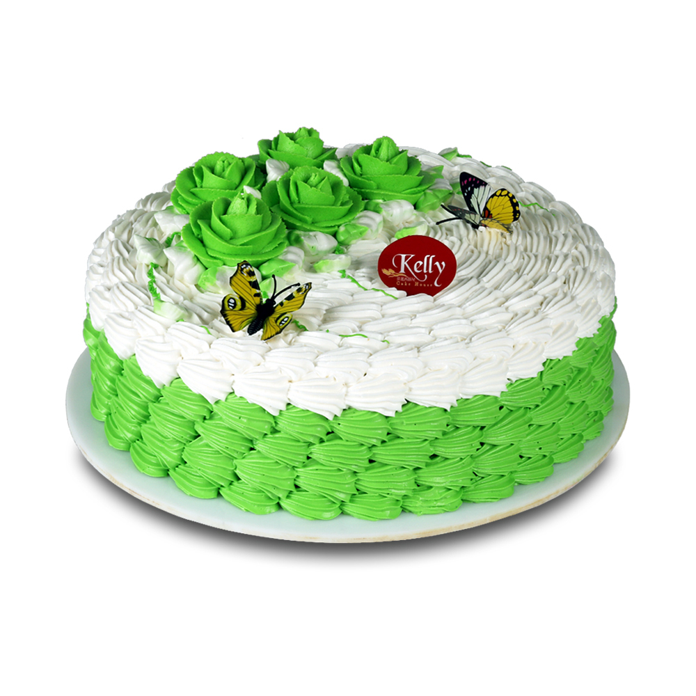 Sponge Cake Butter Cream (Green)