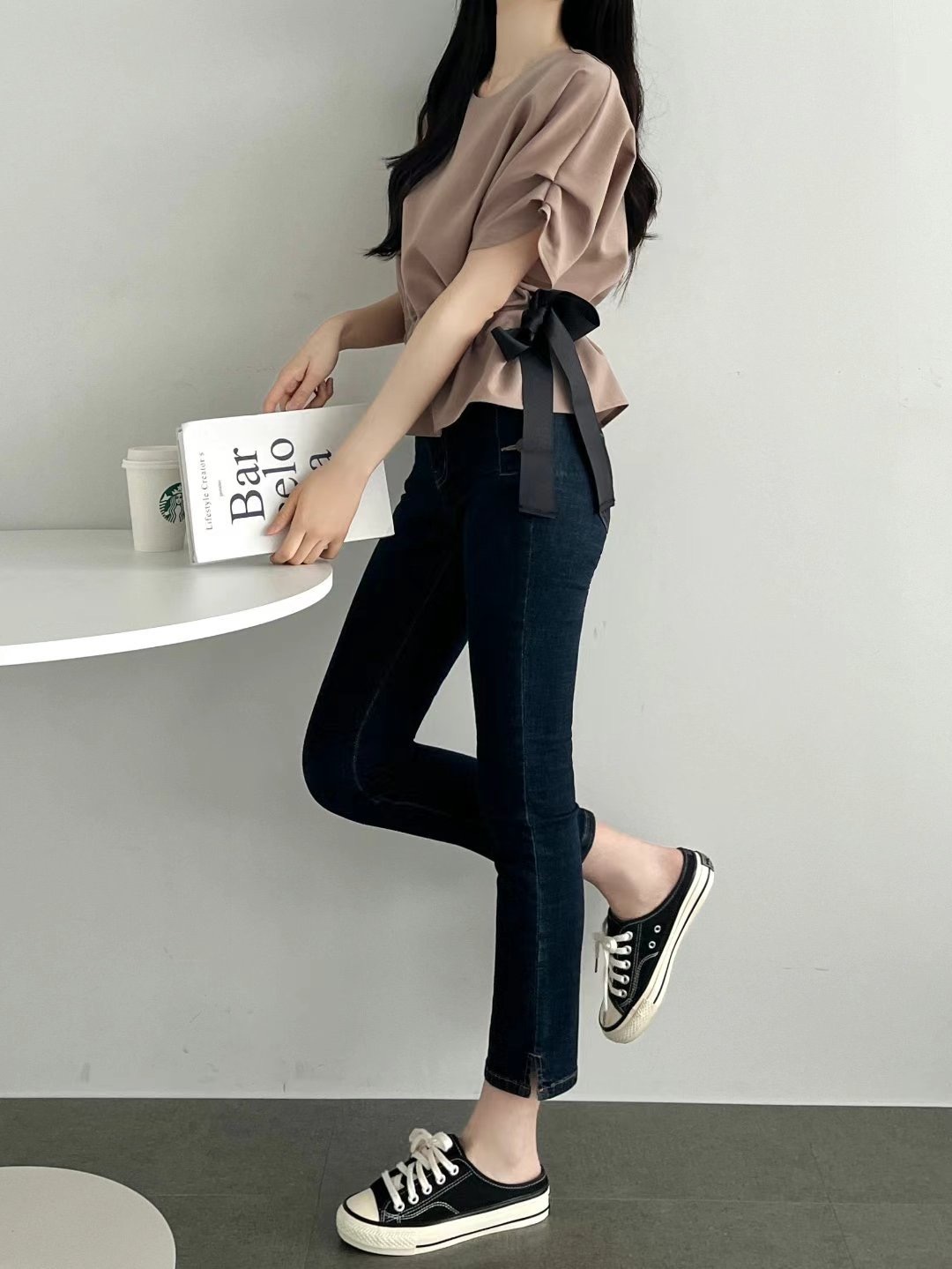 側束腰款上衣(13885)