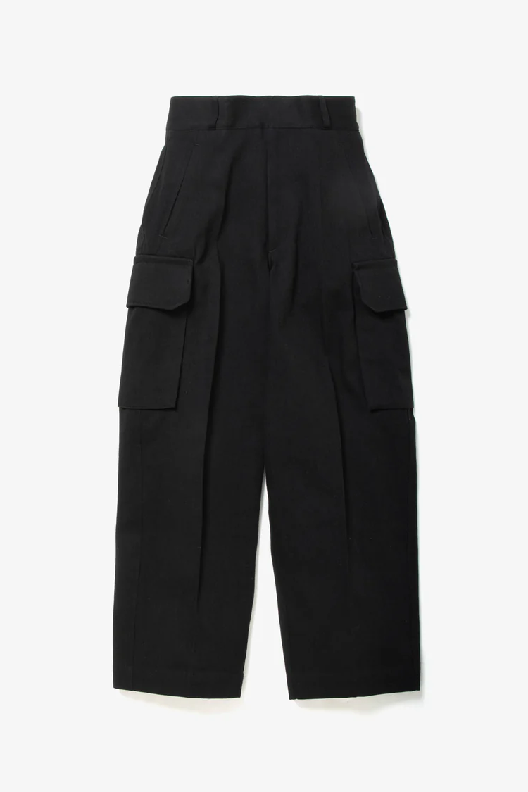 BLURHMS TWILL FRENCH COMBAT TROUSERS