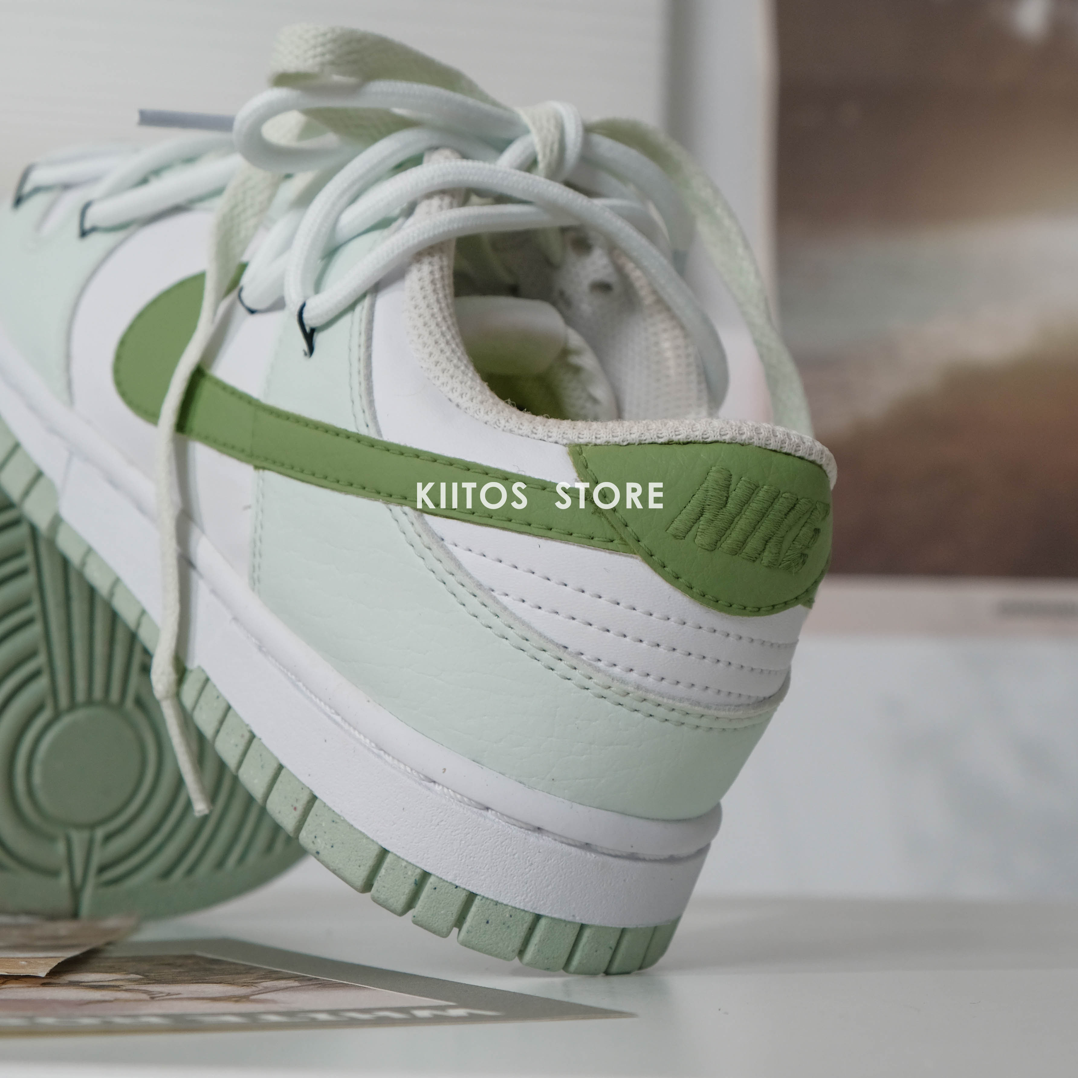 NIKE DUNK LOW 青提奶綠 訂製款