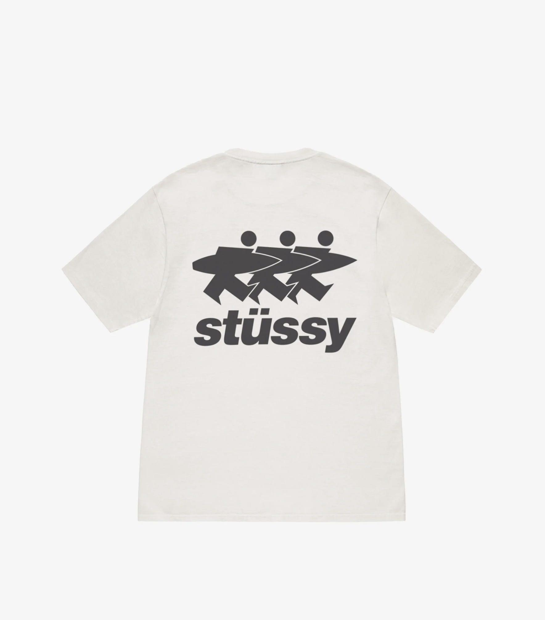 STUSSY SS24 Surfwalk Pig. Dyed Tee Natural