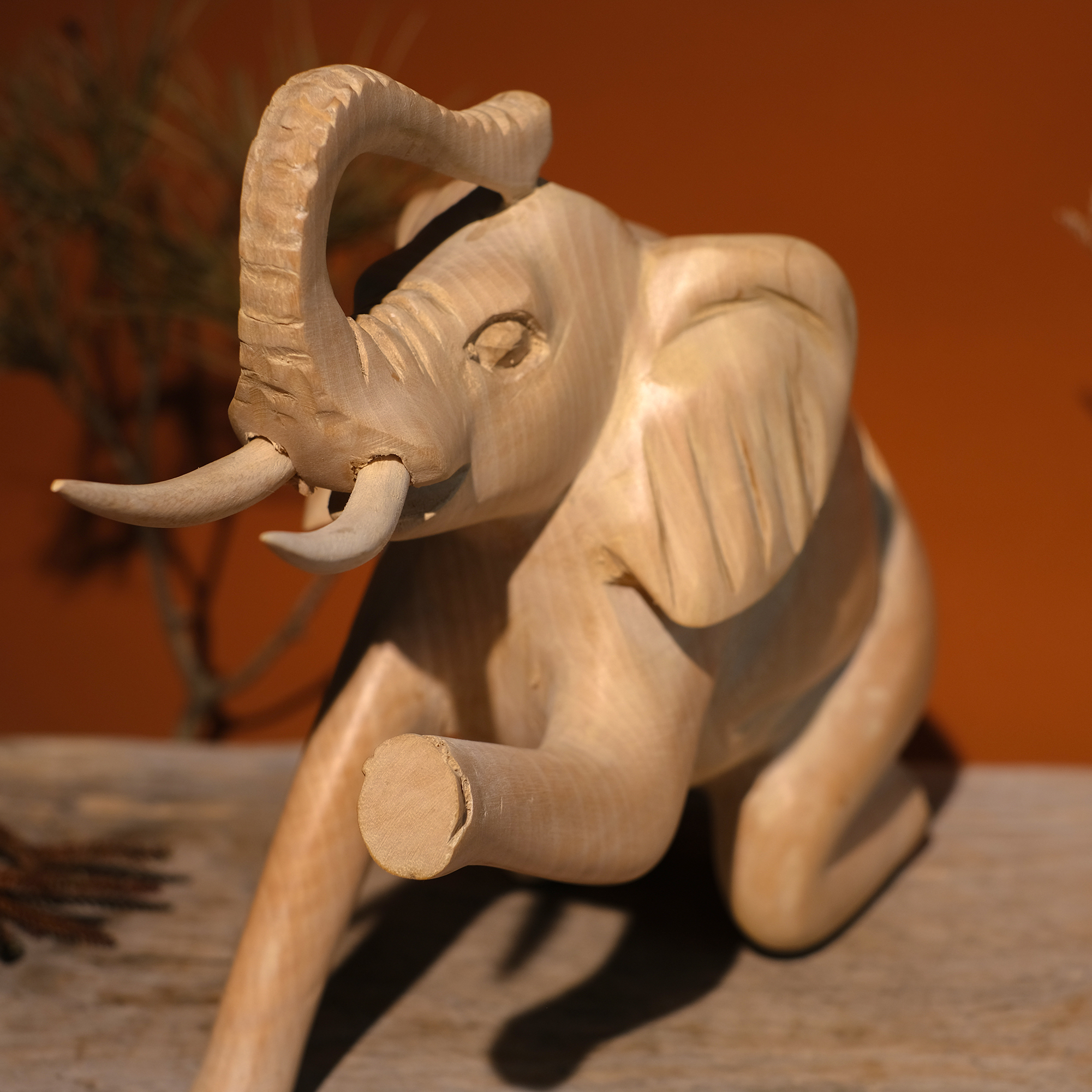 動物木雕｜象｜史瓦帝尼