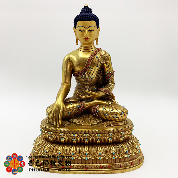佛像15 仏像】 千手観音菩薩 15.5cm （純金メッキ） | 仏具,仏像(金属製