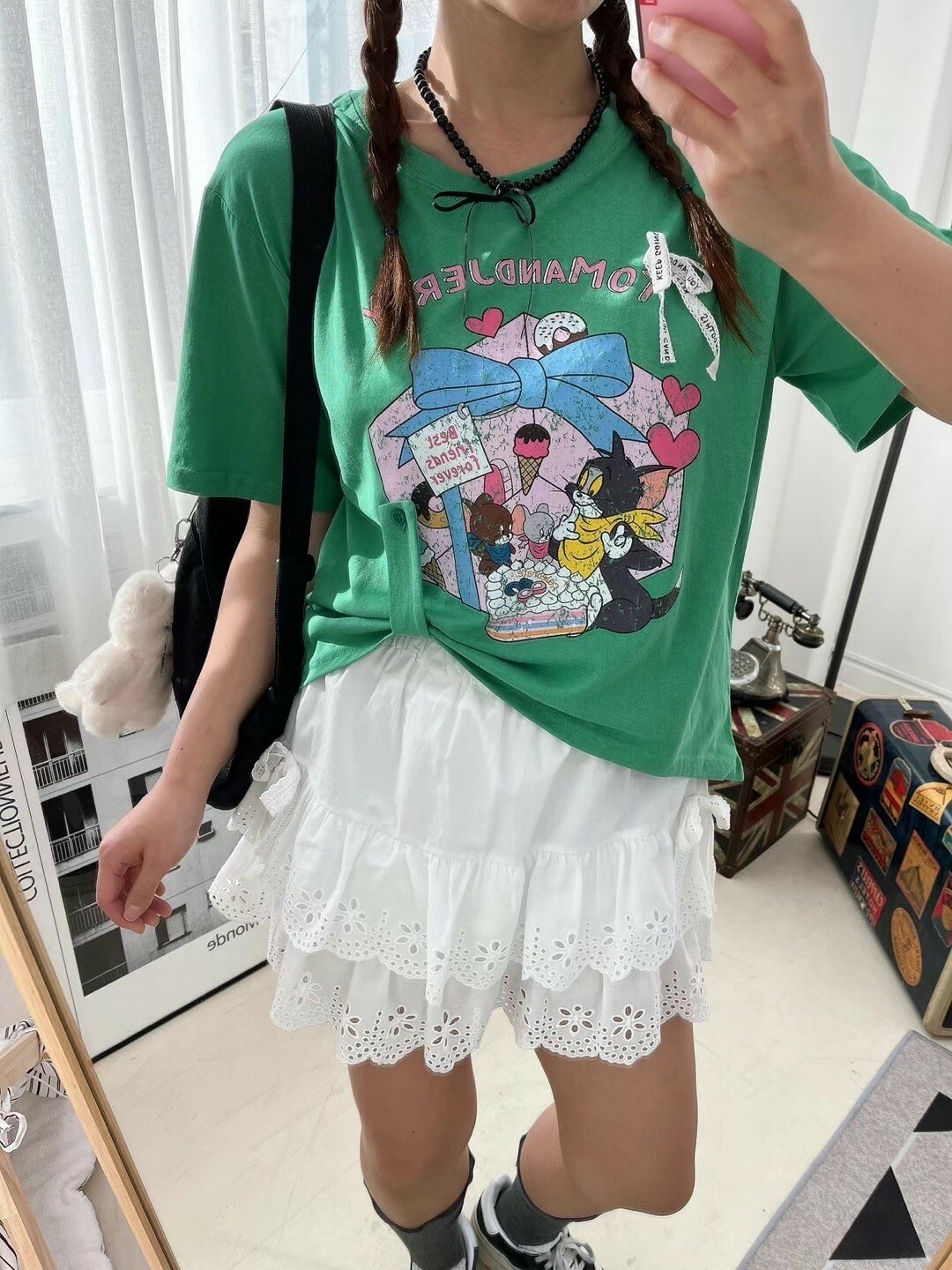 JERRY抓釦可愛卡通T