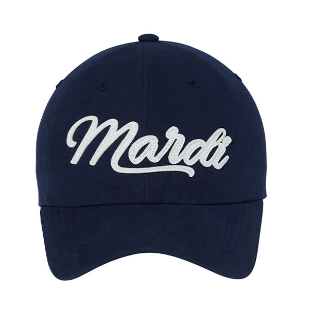 MARDI MERCREDI 經典標誌老帽 - 海軍藍奶油色