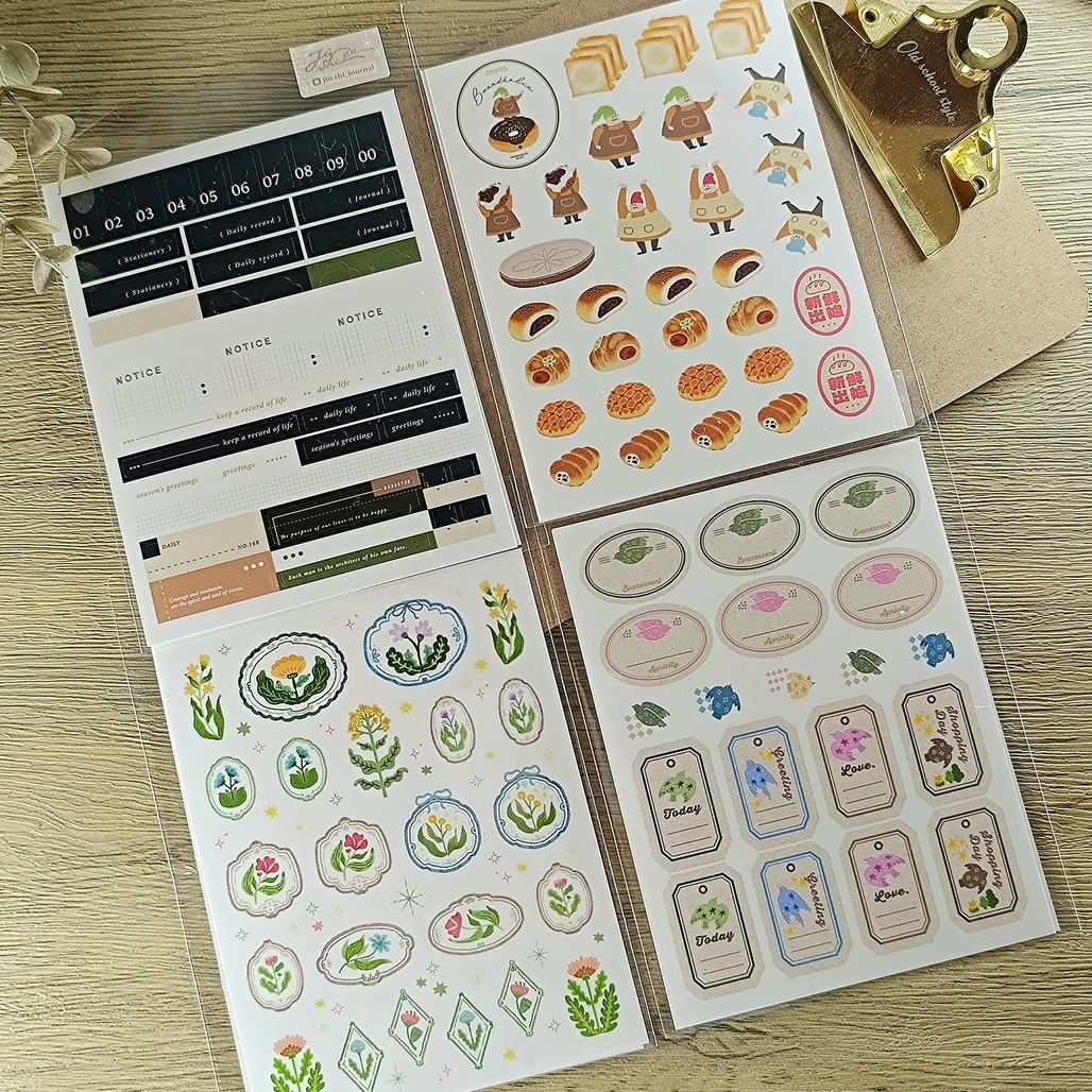 玖拾．軋型貼紙包 共四款